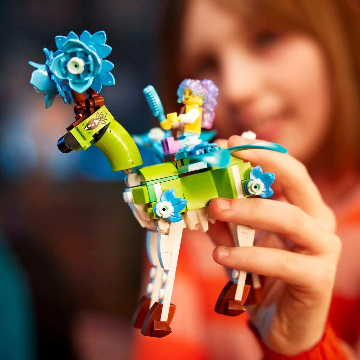 of Toy 8+ to Creatures Gift Unique Flying Year Options Mythical Pegasus Animal 71459 Olds for 2 DREAMZzz LEGO Dream Kids, Fantasy Forest Building Stable Guardian, or for Create