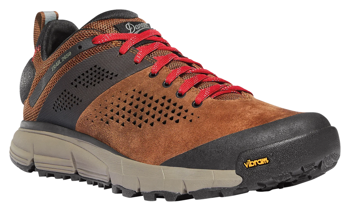 10.5M - Hiking Leather Trail Shoes Brown/Red for 2650 Men Danner - Refurbished