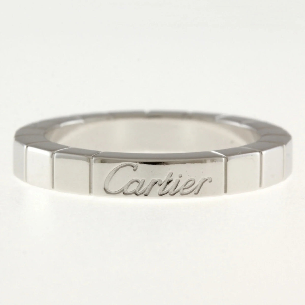 18K Pre-Owned CARTIER 8 Gold (Good) Raniere Women's Ring K18 Cartier No. White