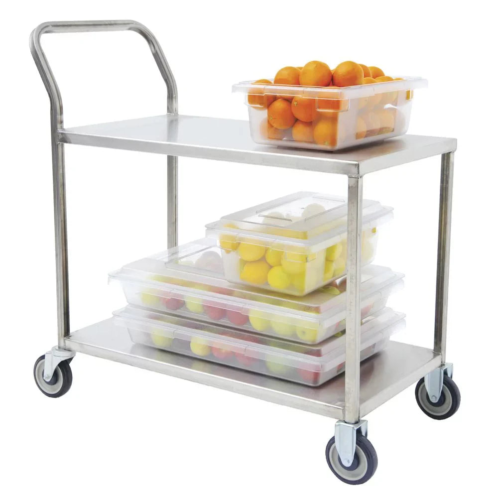 Cart Loop L HUBERT® x x 41" 20" Handle 41" Stock W Stainless with - Steel H