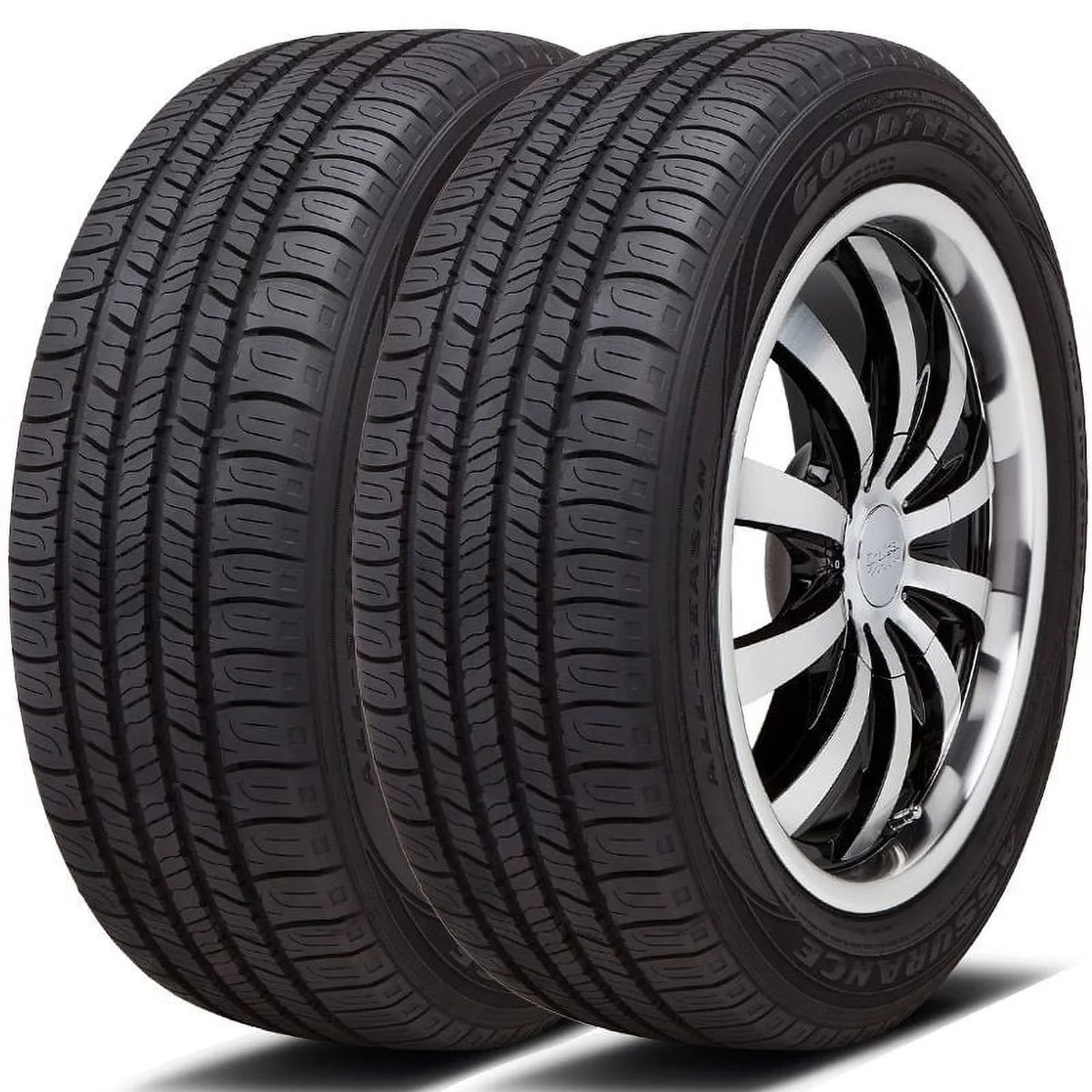 Fits: 235/65R17 of 65k High-Mileage Tire Goodyear 2 Pair 2356517 Mi 235/65/17 LX CR-V 2017-18 / Assurance / Honda Warranty EX, Honda 2019 104T CR-V 407722374 All-Season
