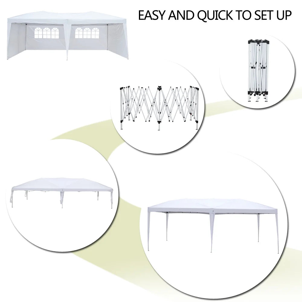 (600 with Tent dry Folding x (L White - enjoy Stay Waterproof Windows tent! durable with (20 and / 10 H) - 49.83 x - any W x 8.5)ft x x 250)cm x event 300 - our