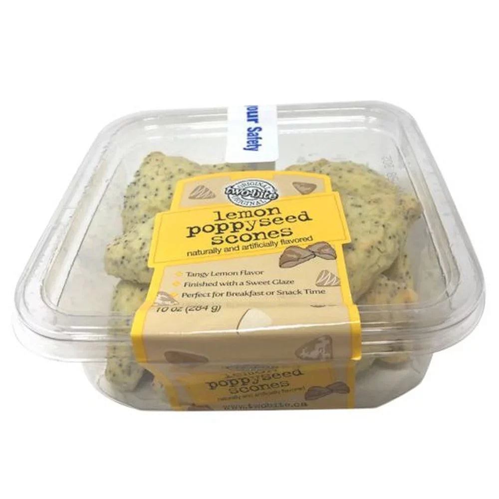 Ounce Scones, -- per Bite Lemon 24 Poppyseed 10 case Two