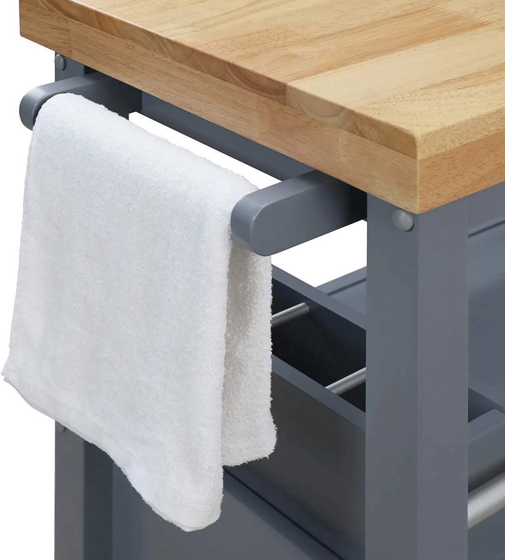 Cabinet Bar Table, Rolling Organization Storage, , Home Anson And Butcher Portable Cart Block Gray Island With For Apartment Kitchen Wheels