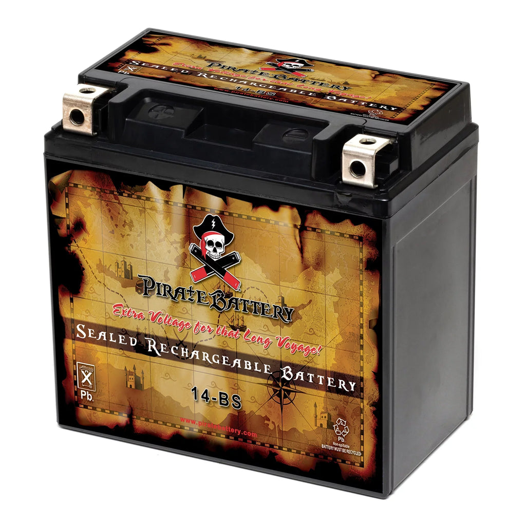 T for 200 C. (14-BS 2005 Battery YTX14-BS 12 Volt,12 Honda Battery Motorcycle 1100cc Ah, Tourer) A. Shadow (spirit, Aero, E. CCA) Vt1100c, C3, Pirate