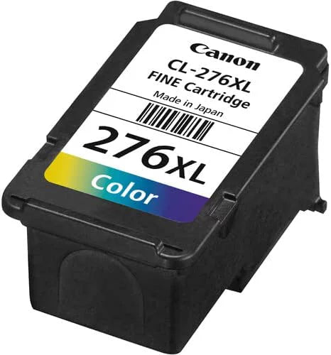 Capacity Canon Retail - High XL (4987C001) and PG-275 XL Cartridges Ink (4981C001) Canon CL-276 Black Color Packaging