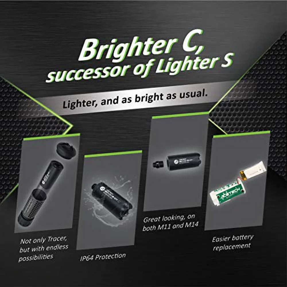 Rechargeable C M14- Tracer ACETECH-Brighter CW M11+ Unit, Lion-Battery and CCW,