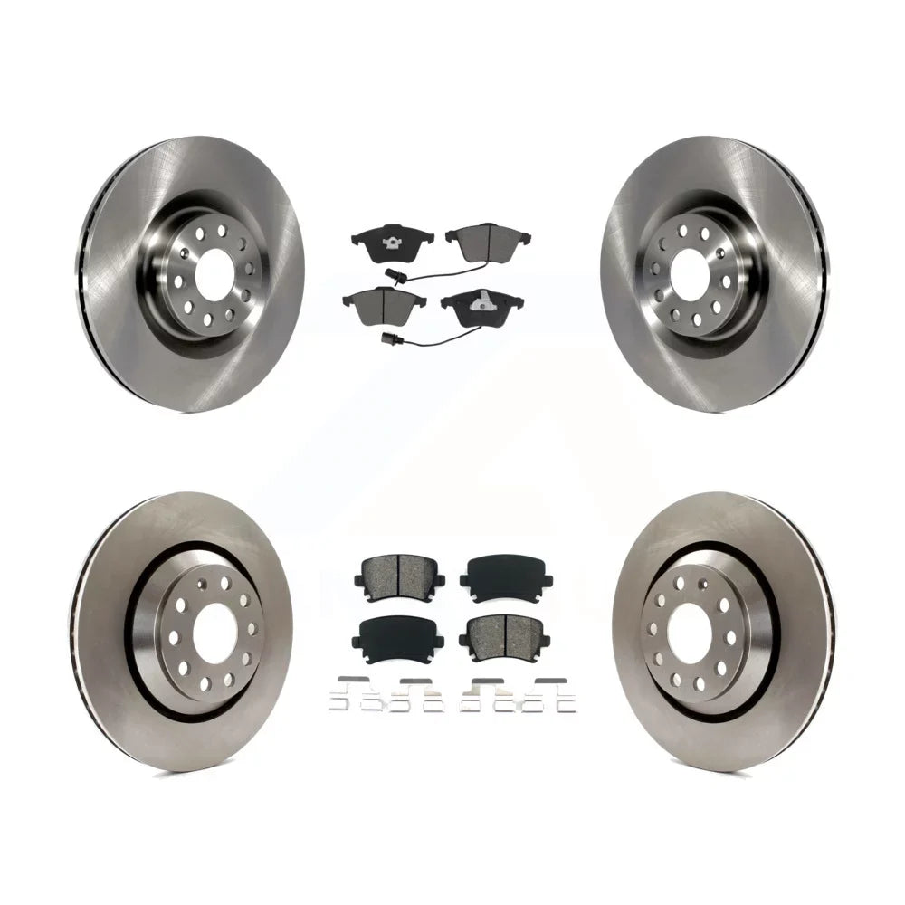 Pads Transit Passat Volkswagen Disc Golf Kit Front Semi-Metallic Brake CC R32 Auto Rear And R For K8S-102913 - Rotors