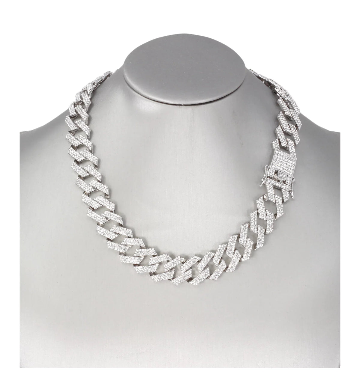 with Necklace with Matching on Zig Sets and Rolly Blinged ZZ Zag Charles Sets - Ice Trim Blast! Hop Out Necklace Hip Band Looks Out - Raymond Out Wristwatch Iced Bling'ed Silver