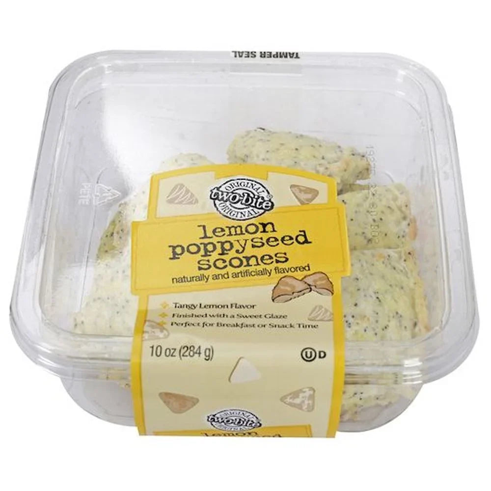 Ounce Scones, -- per Bite Lemon 24 Poppyseed 10 case Two
