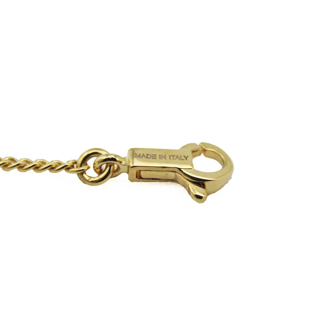 Charm Metal (Good) Stone Pre-Owned Celine 46B0 No P Gold Bracelet 6BRA Alphabet