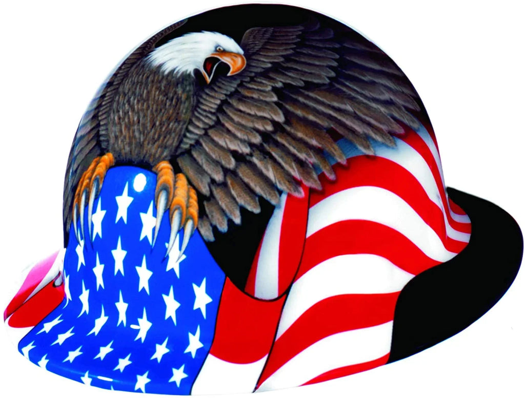Brim of Hat Hard Full (E1RW00A006) America Spirit E1 Fibre-Metal® Graphic