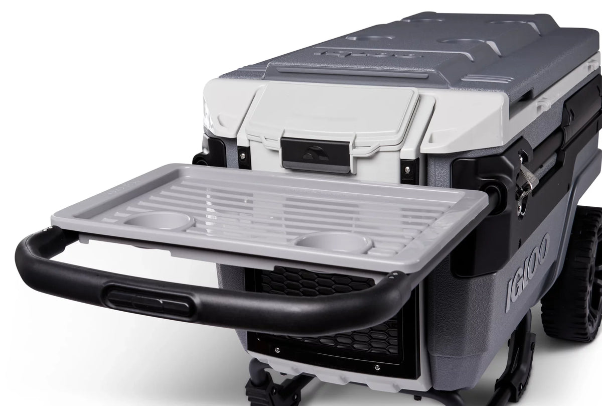 Wheeled Trailmate Cooler, Igloo Gray 70 Journey Qt.
