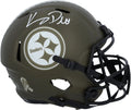 Steelers - Replica Fanatics Pickett Kenny Pittsburgh to Autographed Certified 2022 Helmet Service Salute Riddell Speed Authentic
