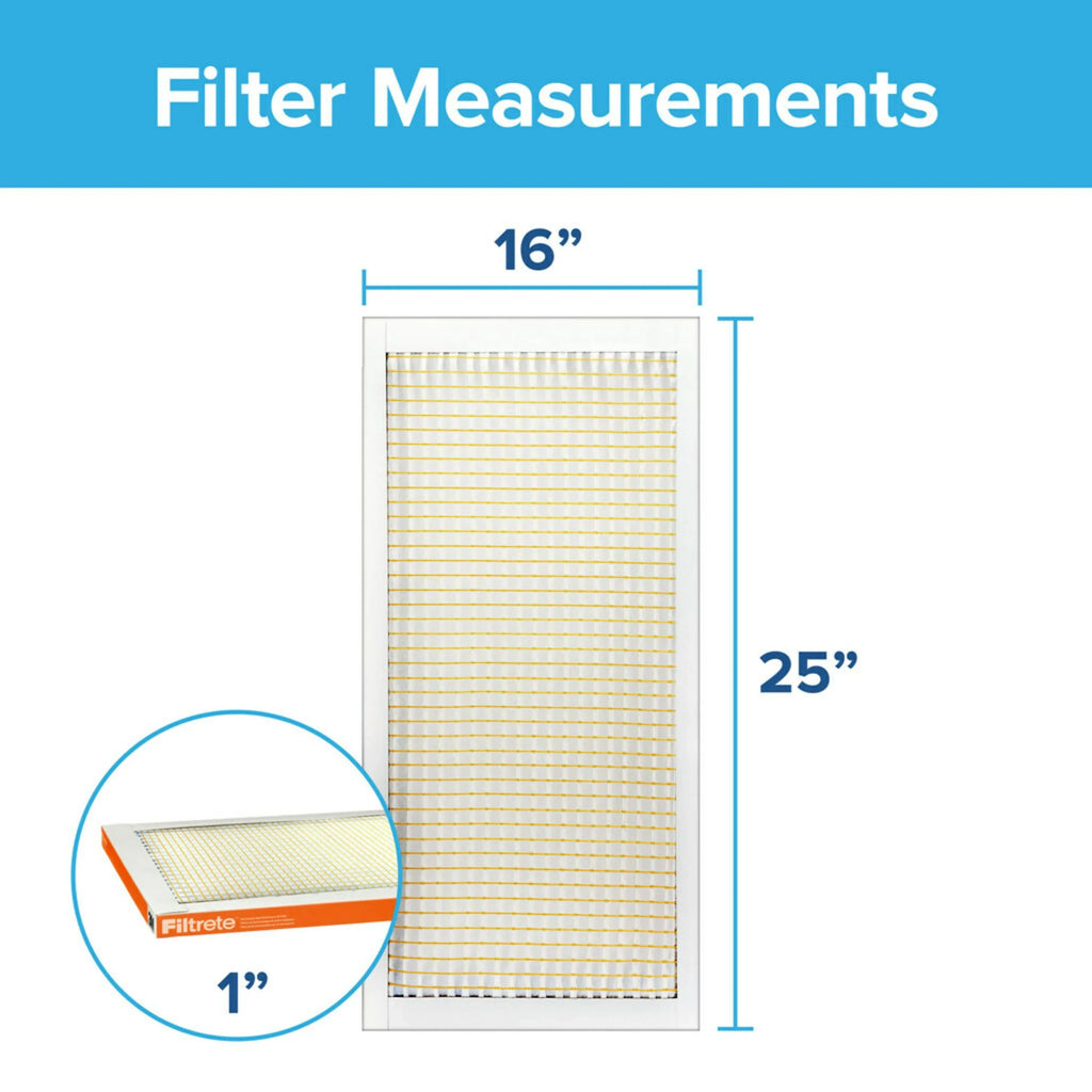 Particle Furnace Micro 10, 800 Air MPR, Filtrete HVAC 4 Filter, MERV Reduction 16x25x1, Filters