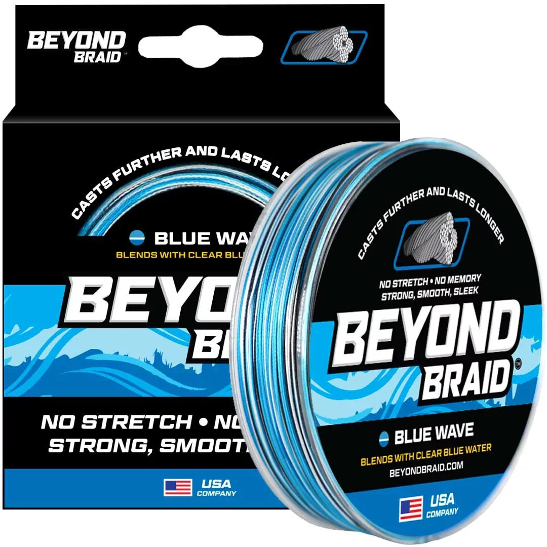 2000 yards Wave 100lb Blue Beyond Braid