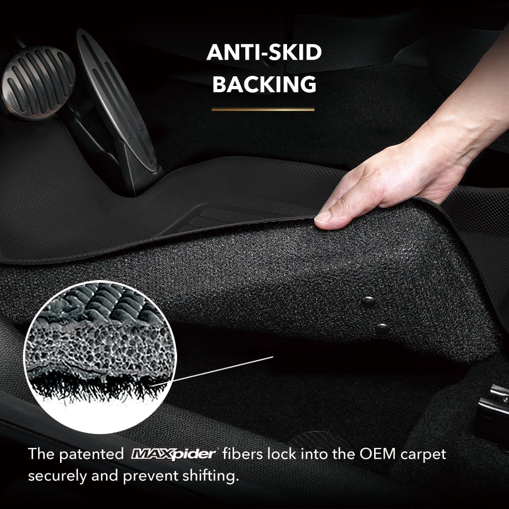 Set compatible LEXUS RX 2023-2024 SERIES Mat Full - with KAGU (BLACK) MAXpider 3D Floor