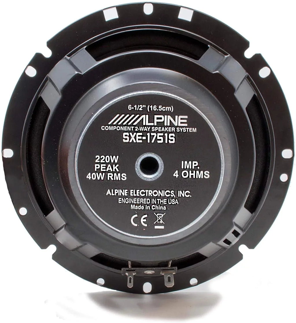 (Pair) 280 Watt Audio Car Component SXE-1751S 6.5" Alpine Speakers