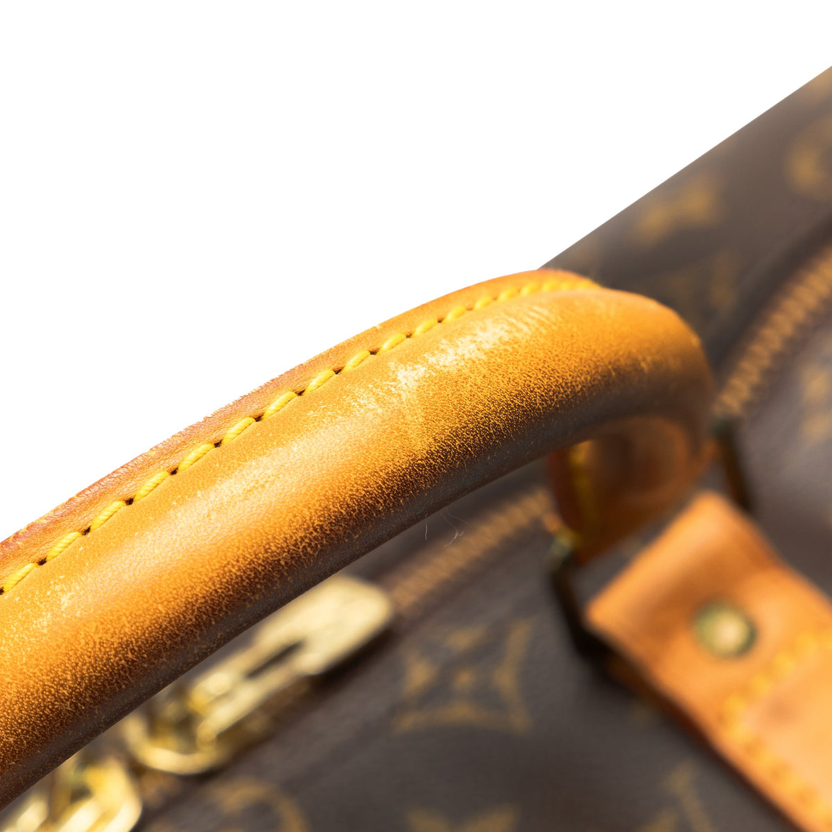 Travel Vuitton Keepall Unisex Brown WeekenderBag (Good) 50 Pre-Owned Bag Monogram Canvas Louis Authenticated