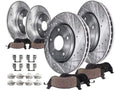 Rotor Elantra 2012 Kit 2013 - 2015 2011 2014 Rear and Pad Sedan and with Brake 2016 - Hyundai Front Compatible