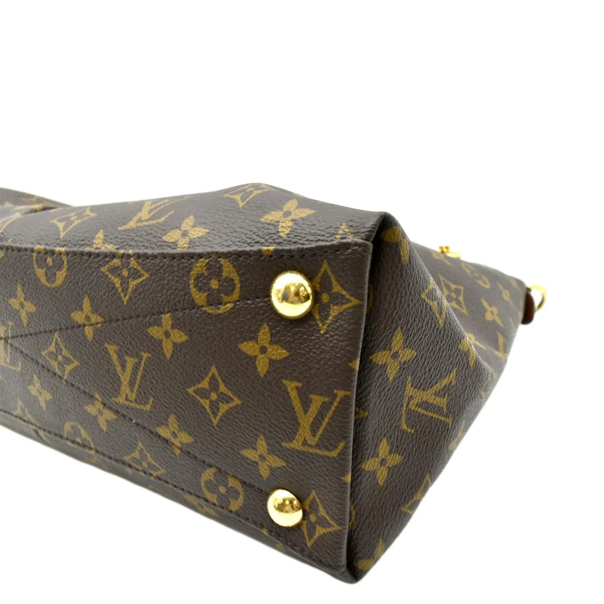 Black Monogram Leather Bag LOUIS Hobo MM VUITTON V Pre-owned