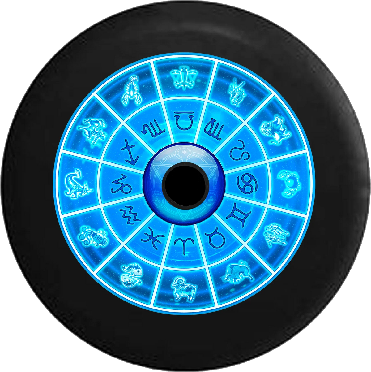 Astrological for Tire JL Zodiac RV 2018 2019 Wrangler Spare Inch Sun Backup Jeep Wheel Signs 32 Stars Cover Camera