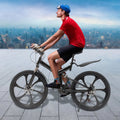 Bicycle Loading Adult City Black Max 150kg/330lbs Folding Shifter Carbon 26" Light Folding Bike Steel Camping 21-Speed Miumaeov Bike Weight