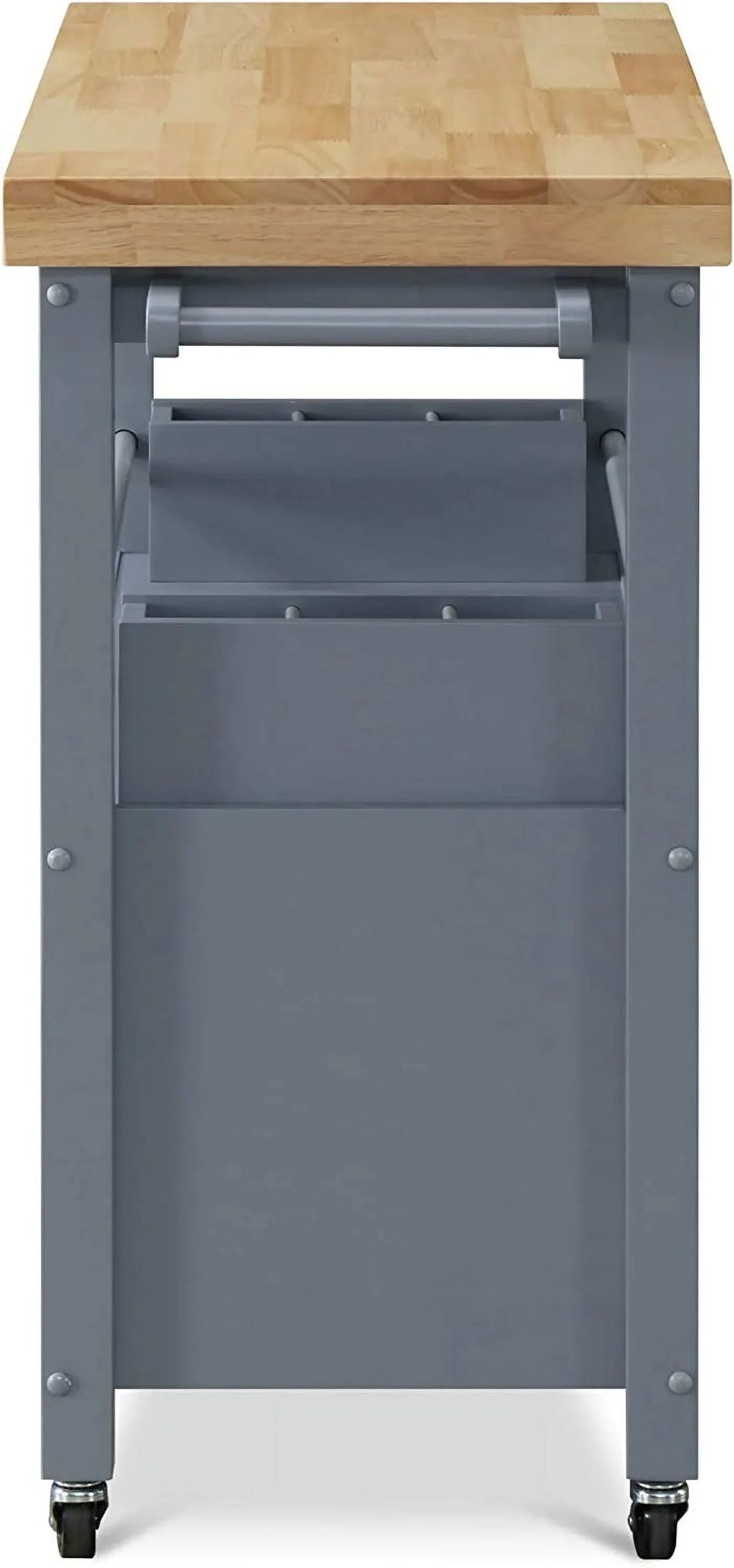 Cabinet Bar Table, Rolling Organization Storage, , Home Anson And Butcher Portable Cart Block Gray Island With For Apartment Kitchen Wheels