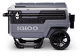 Wheeled Trailmate Cooler, Igloo Gray 70 Journey Qt.