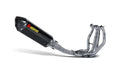 Fiber Carbon Line Exhaust System - Akrapovic Racing Full S-S13R2-RC Muffler