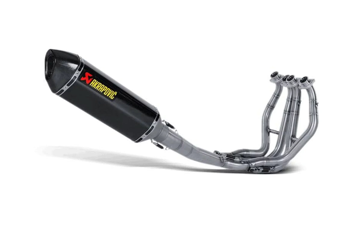 Fiber Carbon Line Exhaust System - Akrapovic Racing Full S-S13R2-RC Muffler