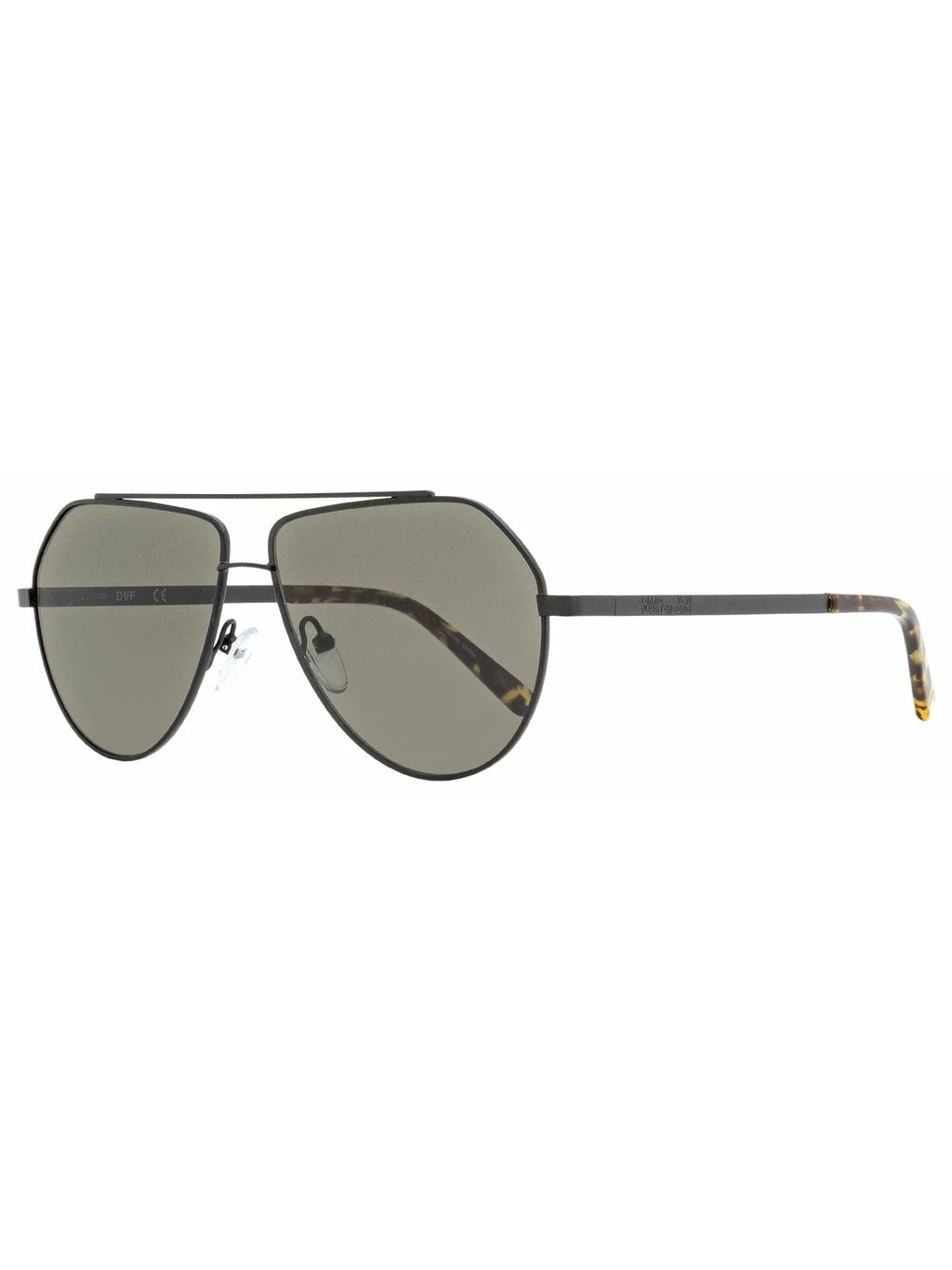 58mm Sunglasses Diane Matte DVF150S Aria 150 Furstenberg Black Von 001