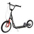 Youth Dual Front Rear Caliper Aosom Scooter Black Brakes, and