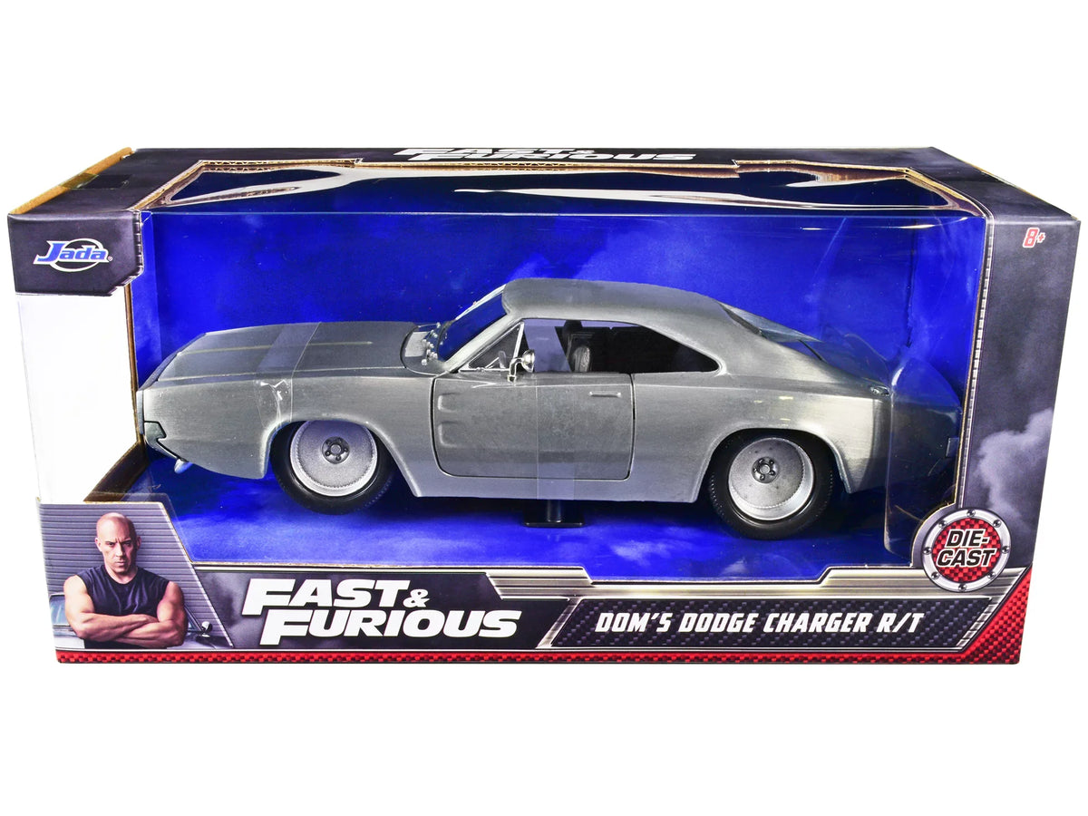 7" & by R/T 1/24 Dodge Jada Furious "Fast Car Bare 1970 Diecast Metal (2015) Movie Dom's Charger Model