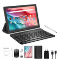Tablets,64GB 1 Camera,Wi-Fi,Bluetooth,GPS,Black with 128GB Android 11,Tablet 1.6GHz 2 ),6000mAh 4G Octa-Core PC,Dual Keyboard,10 in to inch Tablet Battery,Latest ROM(up Expand Cellular
