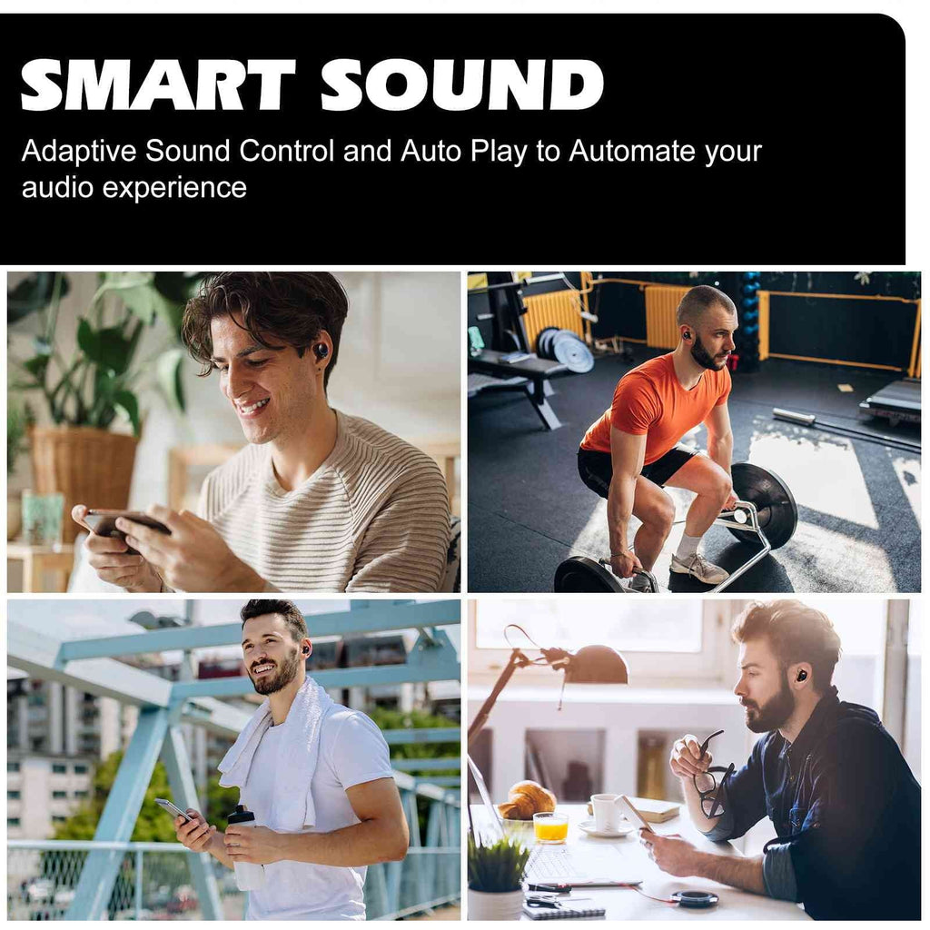 Bluetooth Connect, Water with Wireless Lenovo Bluetooth Boost Black, Bass Connection, Earbuds Resistance, + Balanced, 5.2 IPX5 Dual Compatible Case, Charging UrbanX Pad True