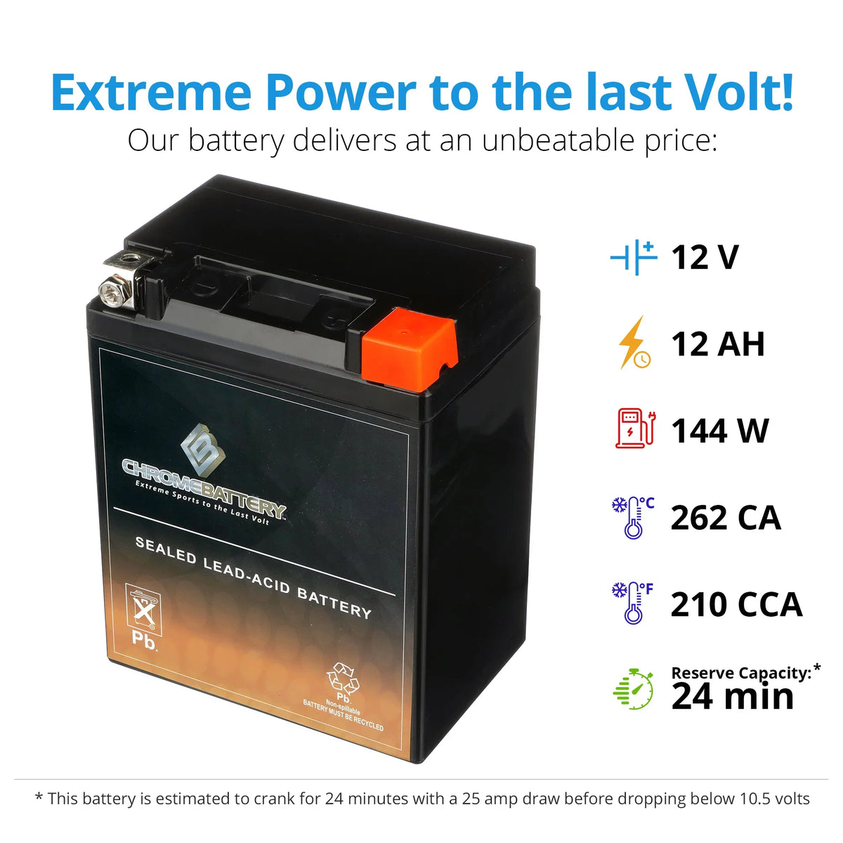 Battery Arctic Battery for YTX14AHL-BS Snowmobile Ah, (14AHL-BS Chrome 1993 CCA) Volt,12 Cat Cougar 12 210