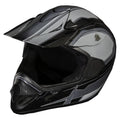 Black-Grey, Approved, Adult XL MX Helmet, FRENZY DOT