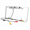 Vision Backup Camera Frame NEW RearView CMOS Plate Night Car License 12V IR 8 US