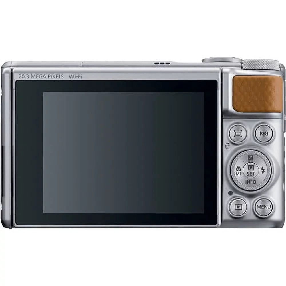 SX740 Tripod, HS SD, (Silver) PowerShot 64GB Canon Digital with More and Camera