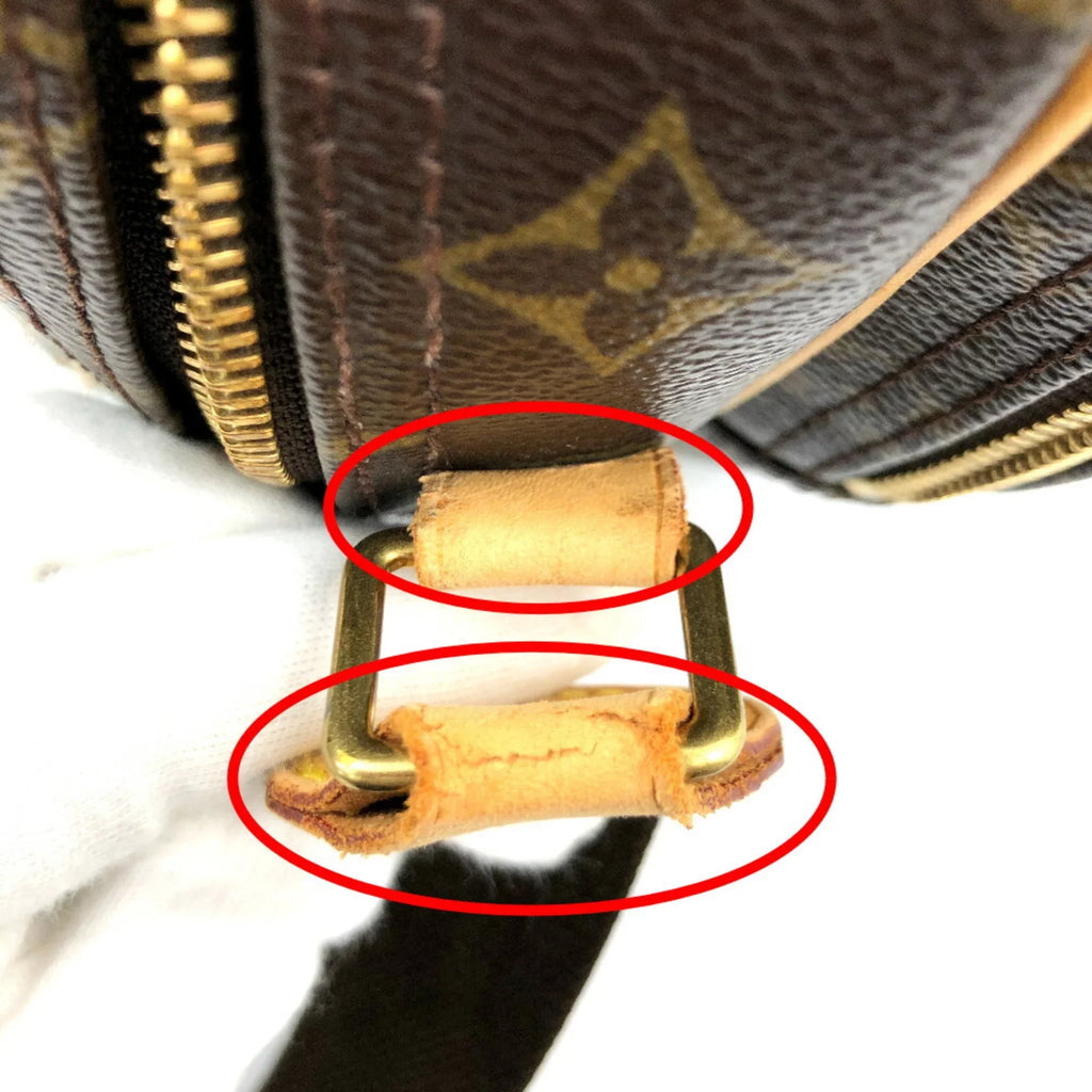 (Fair) M45254 Monogram Shoulder Bag Pre-Owned Canvas Women's Vuitton Louis VUITTON Reporter PM LOUIS