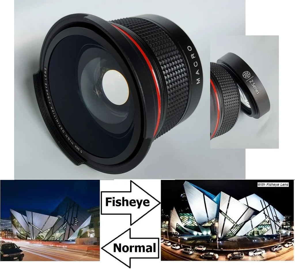 Fisheye HC-VX981K HCVX981 Ultra Panoramic Panasonic HC-WXF991 Super Lens For HD