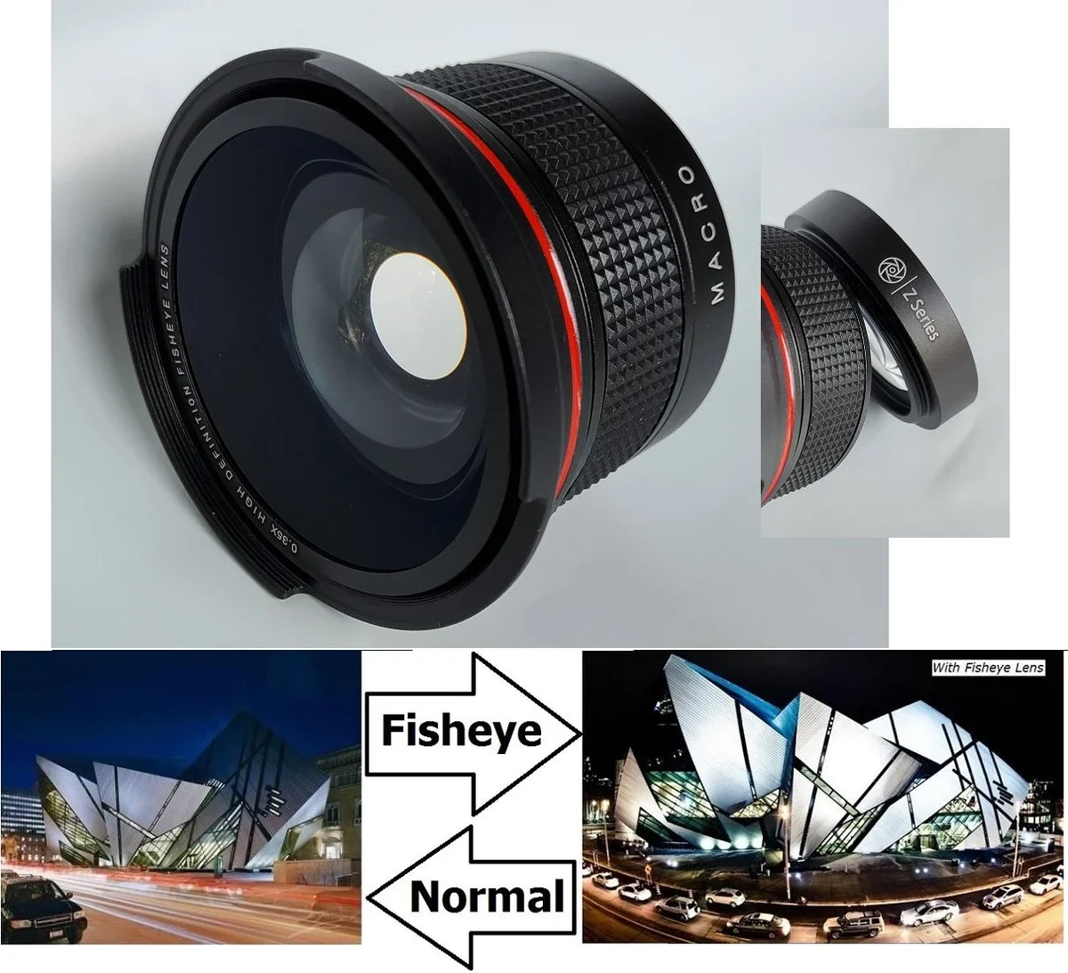 Fisheye HC-VX981K HCVX981 Ultra Panoramic Panasonic HC-WXF991 Super Lens For HD