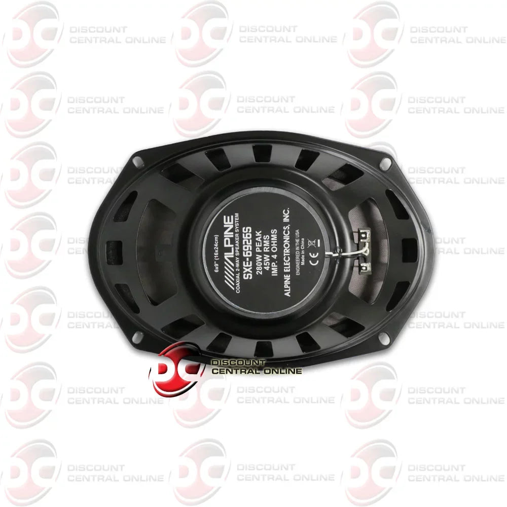Coaxial 6x9 280 Alpine 2-Way Speakers Watt Audio Car SXE-6926S Pair