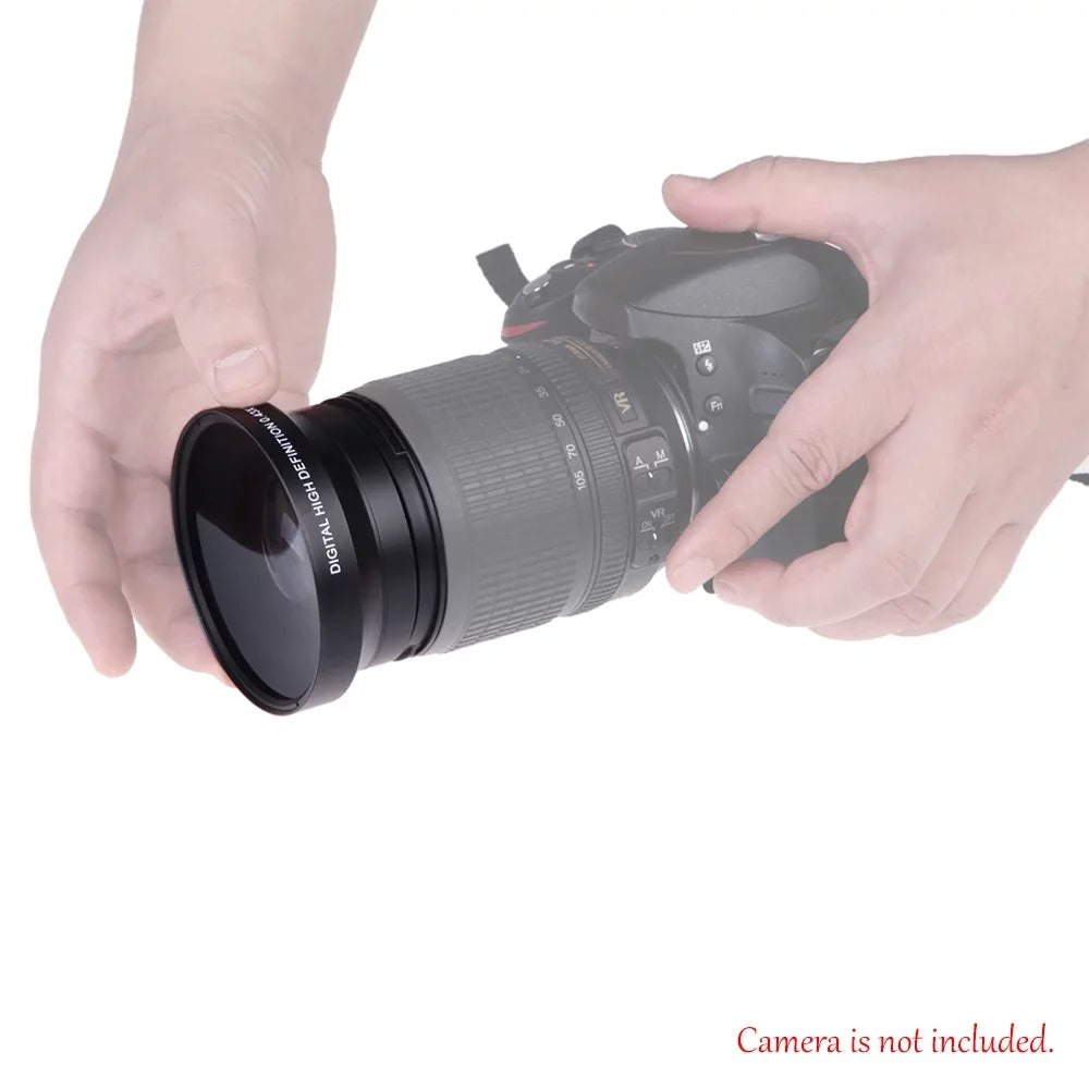 Lens and 0.43×SuPer Wide for Japan With Angle T5i Rebel T3i Macro OWSOO 18-135mm T4i Digital 70-300VR 17-85mm 67mm Definition High 18-105 Nikon Optics