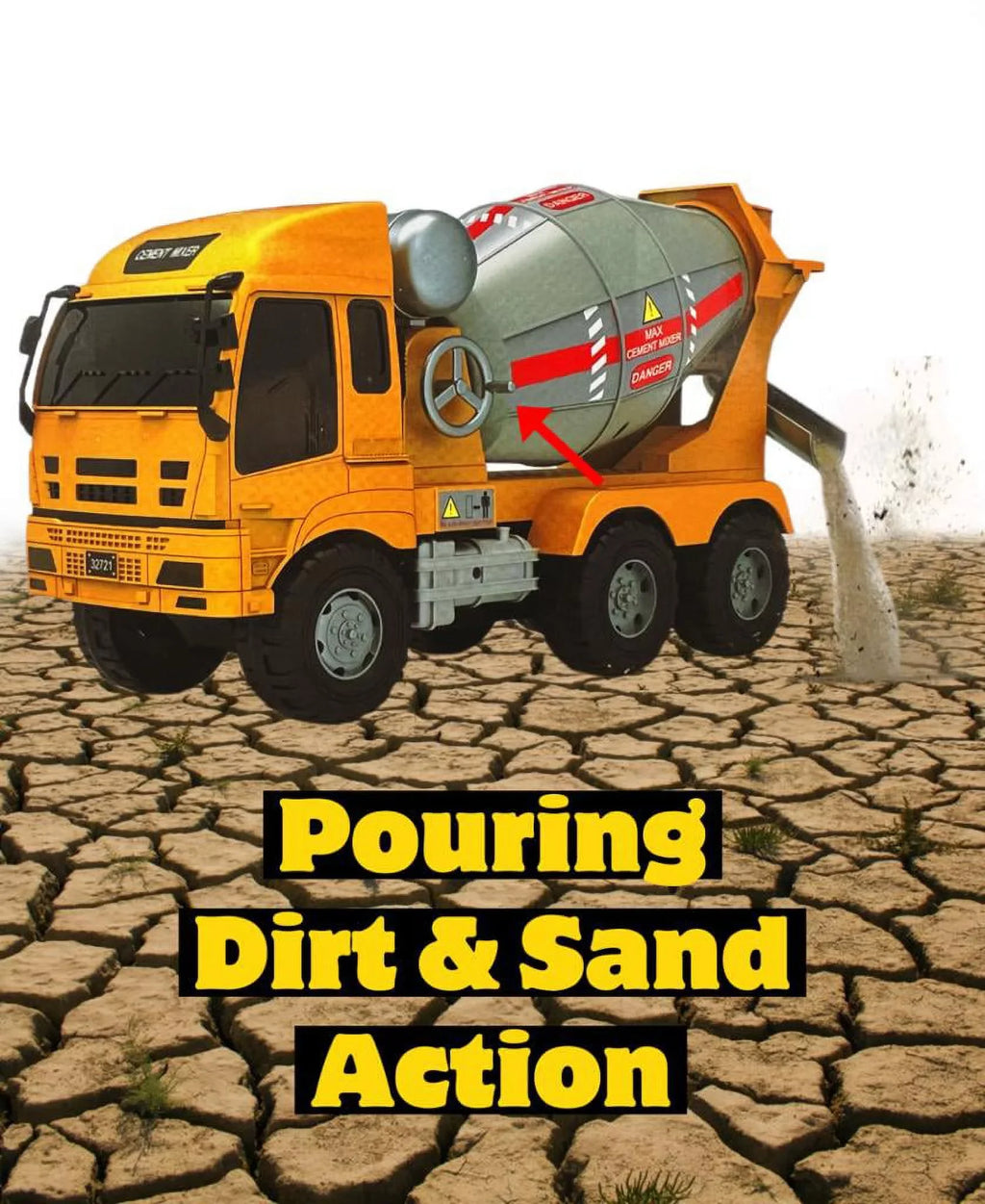 Cement Mixer Concrete XL Big Truck Cool Truck Daddy - Toy