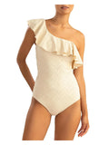 Knit Womens Polyester Shoshanna Swimsuit One-Piece