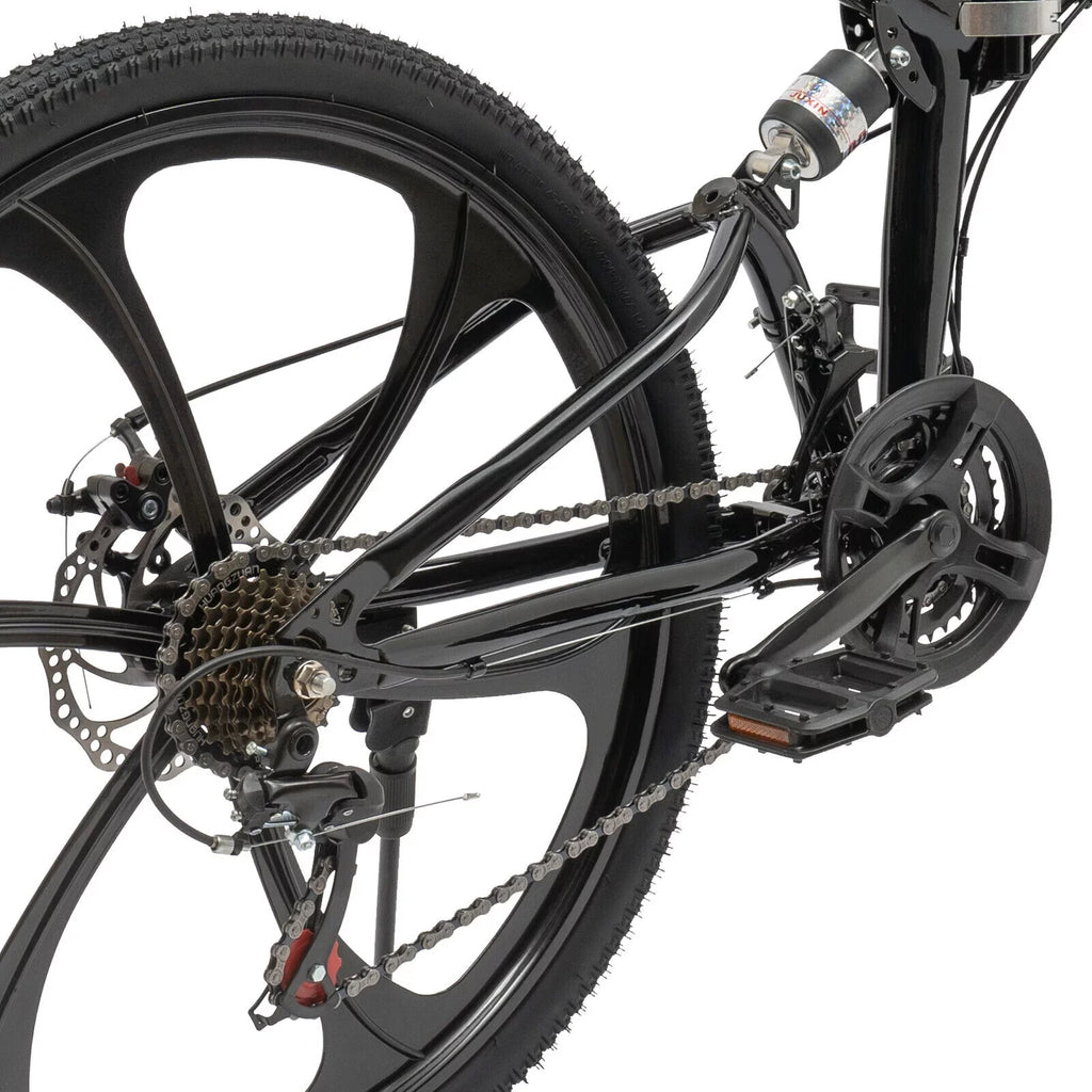 Bicycle Loading Adult City Black Max 150kg/330lbs Folding Shifter Carbon 26" Light Folding Bike Steel Camping 21-Speed Miumaeov Bike Weight