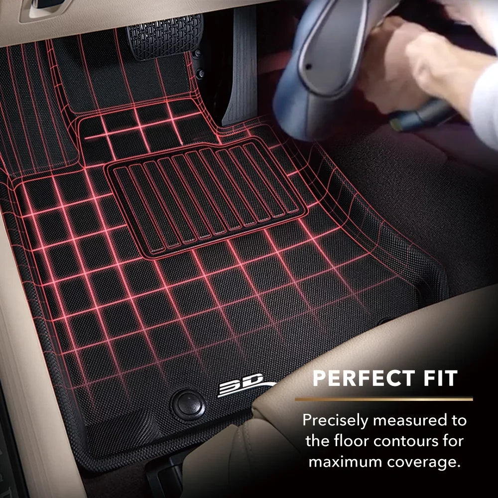 Set compatible LEXUS RX 2023-2024 SERIES Mat Full - with KAGU (BLACK) MAXpider 3D Floor