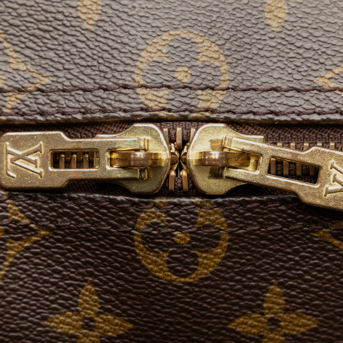 Travel Vuitton Keepall Unisex Brown WeekenderBag (Good) 50 Pre-Owned Bag Monogram Canvas Louis Authenticated